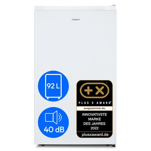 MEDION MD37767 Kühlschrank 92L 84.5cm 40dB 85kWH Klimaklasse N/ST/T weiß E