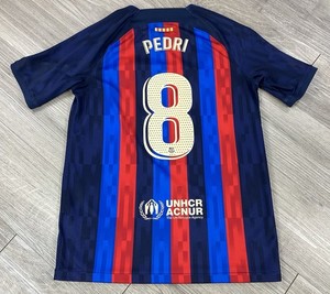 FC Barcelona 22/23 Home Pedri #8 Nike Dri-FIT ADV - Youth X-Large