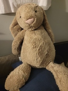 Jellycat Bashful Bunny Beige Really Big / Huge (22" to 27") Plush Stuffed Toy