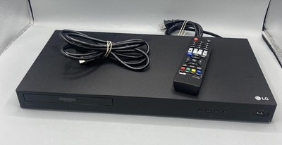 LG UBK90 4K UHD Blu-ray Disc Player with Dolby Vision with remote read
