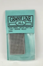 Grandt Line 3906 All Scale Ship Model Hatch Grating .100 Square Holes