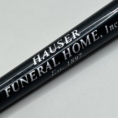 VTG Ballpoint Pen HAUSER FUNERAL HOME Charles City IA