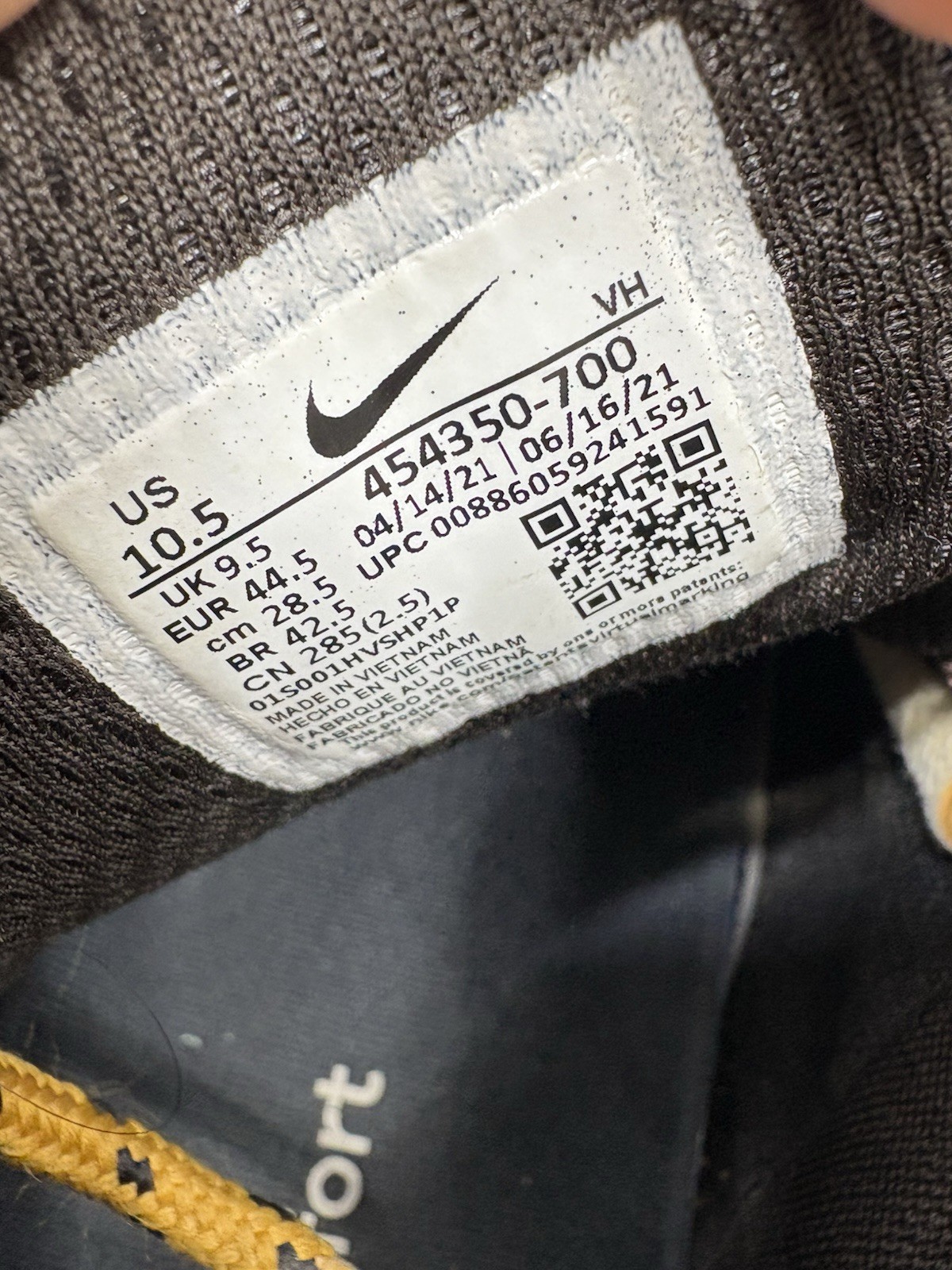 Nike Manoa Men’s Light Brown Leather Boots (Brown/Haystack)(10.5)(454350-700)