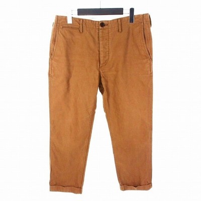 VISVIM Straight Chino Pants Slacks Bottoms 4 Brown Tea 0119205008004 Men's