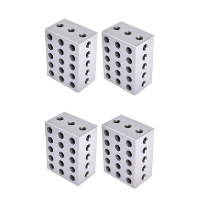2 Matched Pair 0.0002'' 2-3-4 234 Blocks 23 Holes Machinist Jig Ultra Precision
