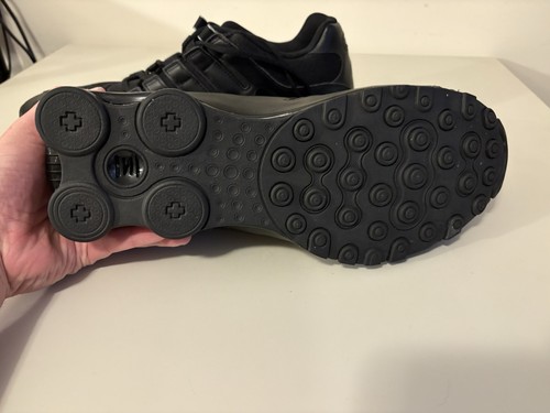 RARA Nike Id Shox NZ Triple Black scarpe da corsa palestra 616117-981 taglia 15 uomo - Foto 8 di 13