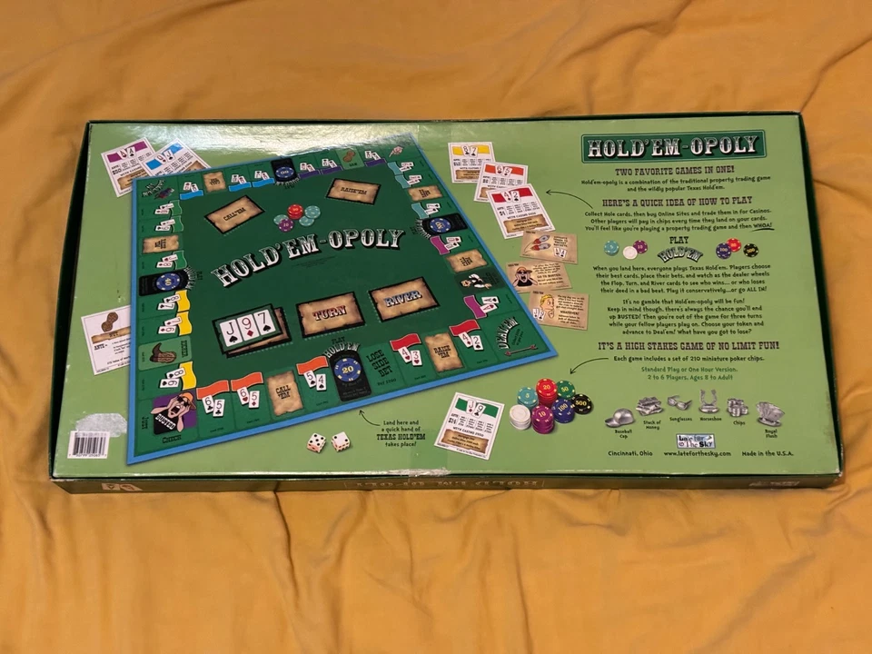 Hold'em-opoly - Board Game - Late For The Sky - Complete - Image 2 of 4