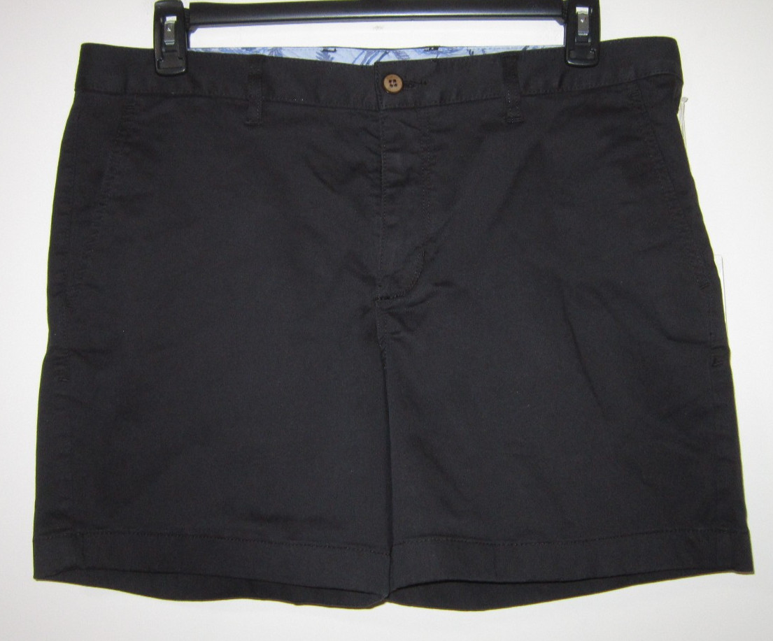 TOMMY BAHAMA Boracay 6 Short Casual Chino Shorts Black Sz 36 10190₽