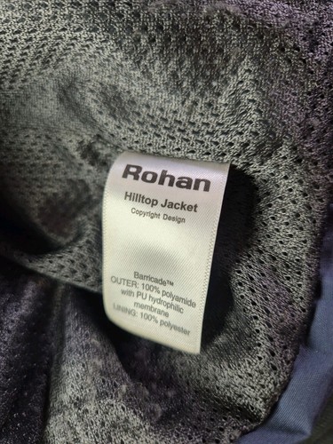 Rohan Hilltop Barricade Jacket Long Mens XL Blue Great Condition. - Bild 6 von 6