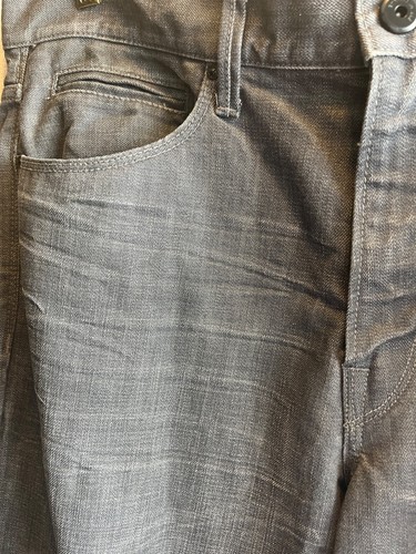 Express Jeans Size 36x30 Mens Gray Denim Born/Bred - Foto 4 di 5