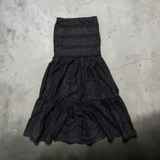 Lace Skirt Dress Maxi Black Size Small Panel Coquette Whimsycore Indie Boho New