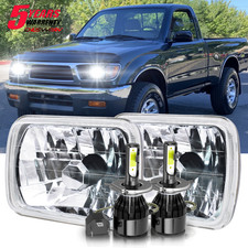 Pair For Toyota Tacoma 1995 1996 1997 5x7 7x6 Inch Led Headlights Hilo Beam