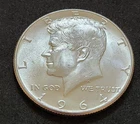 New Listing1964 Kennedy Half Dollar • 90% Silver • Circulated • X105