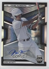 2023 Elite Extra Edition Prime Numbers B Signatures 11/60 Hiro Wyatt Auto 14lt