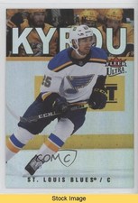 2021-22 Upper Deck Fleer Ultra Rainbow Foil Jordan Kyrou #171 READ 0p5a