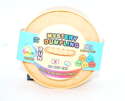 Squishy Glitter Bead 3.5 inch Mystery Dumpling Colors Vary