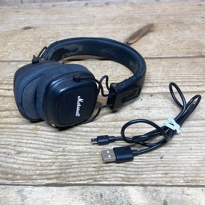 Marshall Major III On the Ear Wireless Headphones - Black - WORKS GREAT