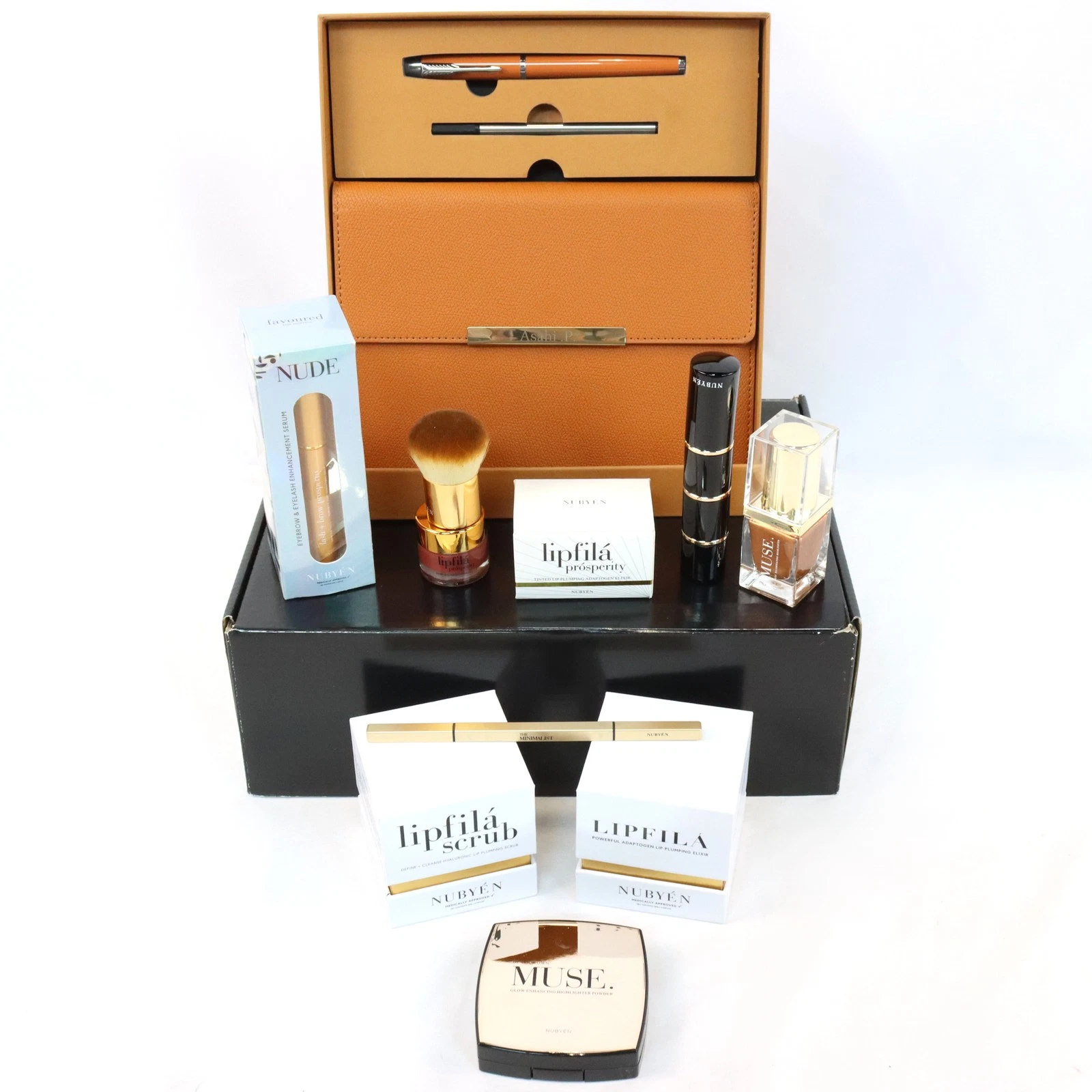Nubyen Assorted Lip Balms, Bronzer, Eyebrow Serum & More Beauty Kit Lot of 11
Opens in a new window
