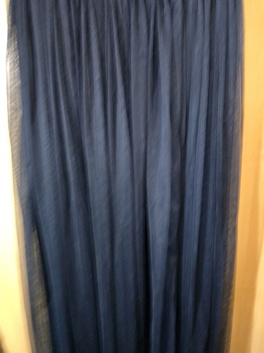 Anaya With Love ❤️ Maxi abito asimmetrico in tulle blu navy taglia 6 nuovo con etichette prezzo di listino £75 - Foto 5 di 9