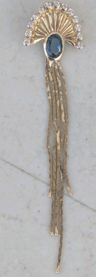 Erte La Mer Pendant Artist Proof 1/10 14k Gold