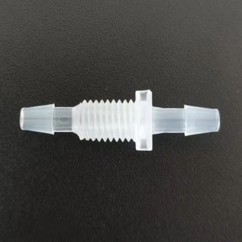 1/8'' Thru-Bulk Bulkhead Plastic Hose Barb Fittings With 1/4-28UNF Nut 50 Set - Image 4 of 4