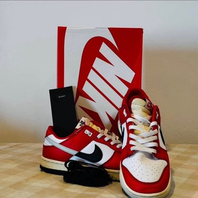 Nike Dunk Low Retro PRM ''Chicago Split'' Men's Size 8.5 Worn In Good Condition