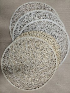 Large Size 5 x Placemats Bohemian Style Cup Mat for Kitchen Table  Dinner Decor