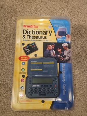 Franklin MWD-1440PLUS With Word Games Merriam-Webster Dictionary & Thesaurus NEW