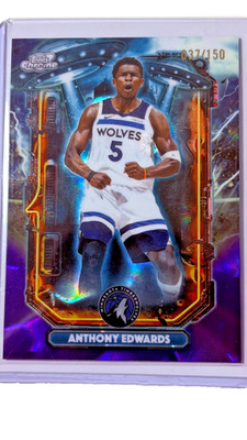 Anthony Edwards 2025-26 Cosmic Extraterrestrial Talent Purple Nebula ET2 037/150