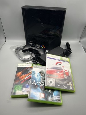Xbox 360 E - 250 GB - Controller - 3 Spiele - voll funktionsfähig - gebraucht