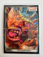 2022 UD Marvel Platinum Teal Wave FIN FANG FOOM 765/799
