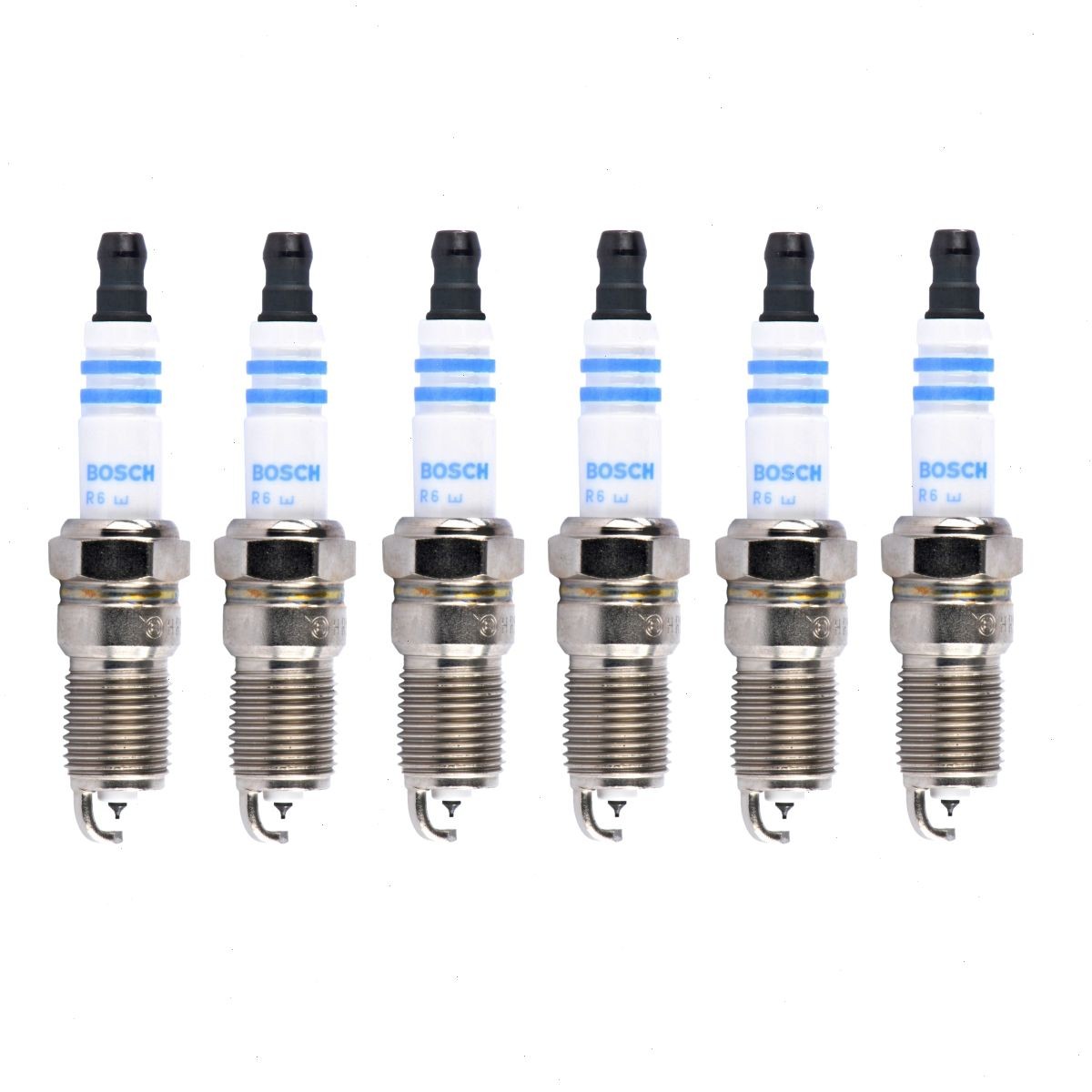 6 pc Bosch Double Iridium Spark Plugs for 2005-2006 Chevrolet Uplander 3.5L ic
