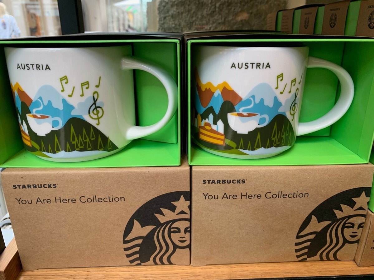 Starbucks Coffee - スターバックス　You are here 　マグ　2oz オーストリア Starbucks Austria You Are Here Collection Mug 414ml Limited