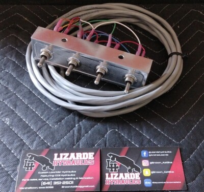 Prewired CARLING 4 hole panel w/wiring instructions FBCC Lowrider Hydraulics 
