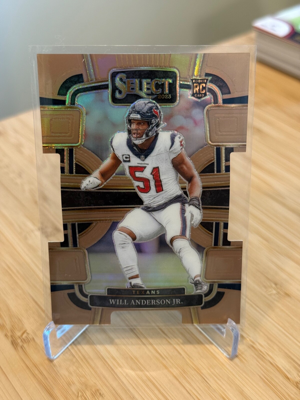 2023 Panini Select- Will Anderson Concourse Copper Prizm Die-Cut /299 (RC)
