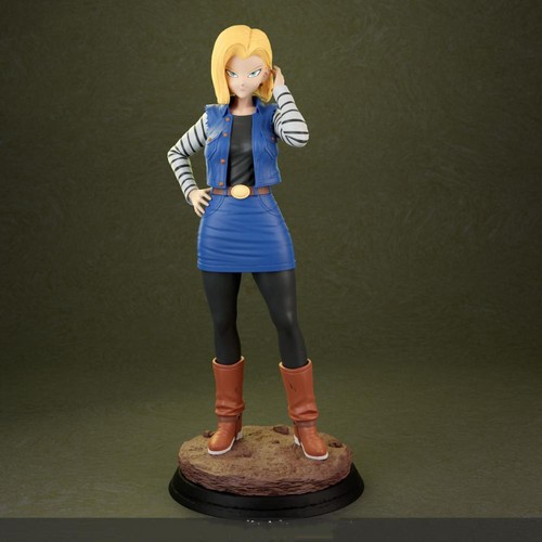 1/24 1/18 Android18 Dragon Ball unbemalt unmontiert Modell Garage Bausätze - Bild 3 von 5
