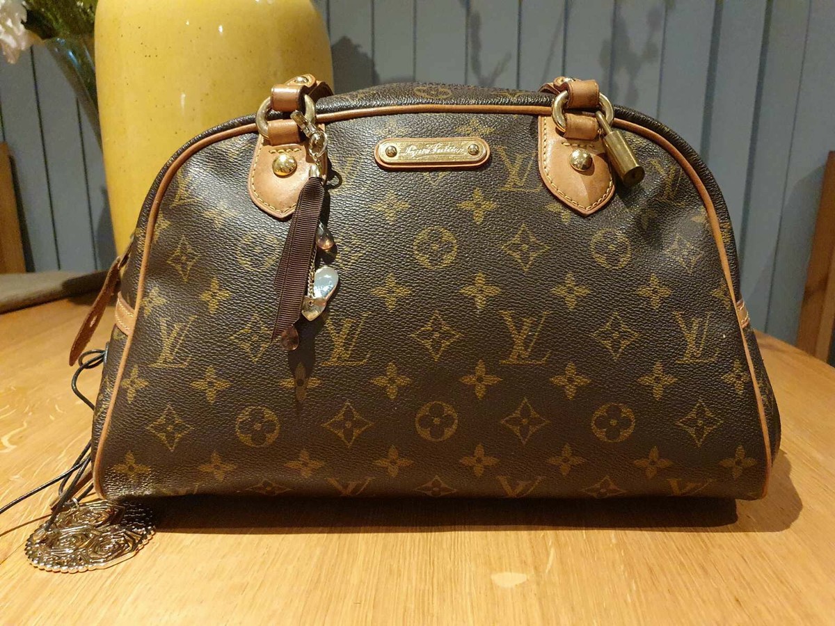LOUIS VUITTON MONTORGUEIL PM SHOULDER BAG MI1150 PURSE MONOGRAM | eBay