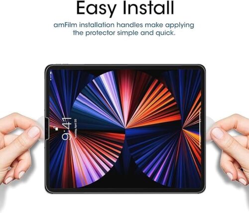 amFilm per iPad Pro 12,9" (2022/2021/2020/2018) Vetro Temperato Protezione Schermo - Foto 6 di 10