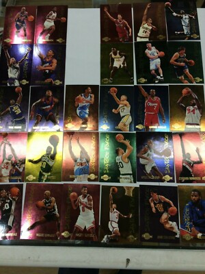 1994/95 Skybox NBA Basketball Card SKYTECH FORCE CHASE CARD SET 28 OUT OF 30