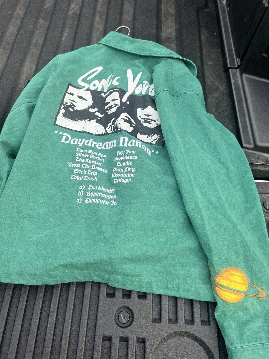 Pleasures Sonic Youth Green Work Jacket Coat Daydream Nation