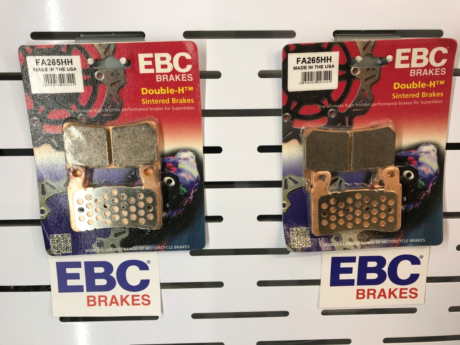 HONDA VTR1000 SP1 SP2 FRONT BRAKE PADS 2000 TO 2006 EBC FA265HH SINTERED