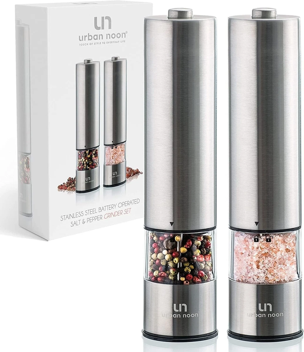 Electric salt and cheap pepper grinder set