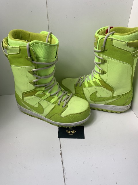 NIKE SB VAPEN SNOWBOARD BOOTS 447125-700 Lime Green Neon Size 8.5 | eBay