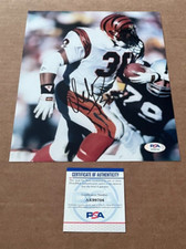 ICKEY WOODS SIGNED CINCINNATI BENGALS 8X10 PHOTO PSA/DNA
