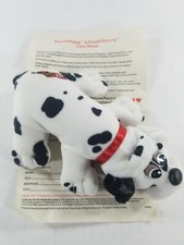 HARDEES POUND PUPPY WHITE WITH BLACK SPOTS AND WITH BAG AND CARE SHEET LOOSE