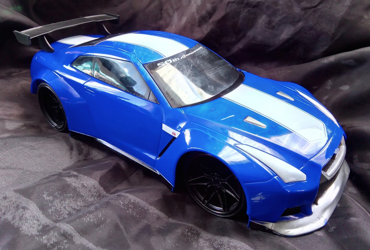 Jada Toys 2009 Nissan GT-R R35 50th Anniversary Blue RC Car