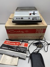 Vintage Craig Tape Recorder Model 2108 Untested As Is