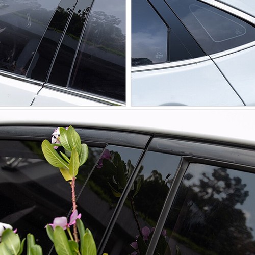 For Toyota Fortuner / SW4 2016-2024 Black Pillar Post Window Door Trims Cover - Picture 6 of 13