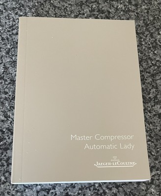 JAEGER LECOULTRE BOOKLET MASTER COMPRESSOR AUTO LADY QE745014 9.745.966.1