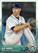 2015 Topps #414 J.A. Happ Seattle Mariners 🔥⚾🔥